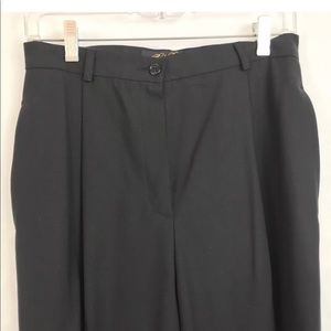 Brooks Brothers Wool Pants Black Poly lined 8